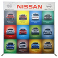 Exhibit Display - Easy 8' Pop Up Display (Face Graphics)